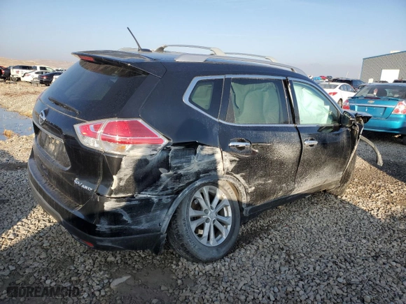 2016 Nissan Rogue SV with VIN KNMAT2MV0GP642314, listed as a Copart auction lot 48228605 with 0 mi miles and Salvage Title. Bid and sale history available at carsss.com. Image 3.