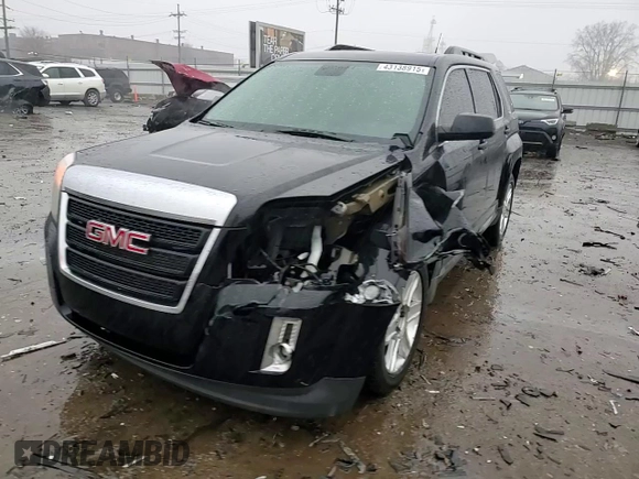 2012 GMC Terrain SLT-1 with VIN 2GKFLVEK8C6132853, listed as a Copart auction lot 43138915 with 0 mi miles and Salvage Title. Bid and sale history available at carsss.com. Image 12.
