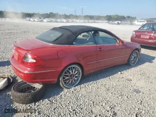 2006 Mercedes-Benz CLK-Class 5.0L with VIN WDBTK75G36T064836, listed as a Copart auction lot 68980484 with 8,364 mi miles and Salvage Title. Bid and sale history available at carsss.com. Image 3.