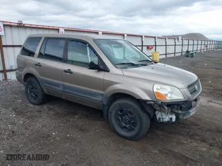 2004 Honda Pilot LX with VIN 2HKYF18144H501874, listed as a IAAI auction lot 41717956 with 290,828 mi miles. Bid and sale history available at carsss.com. Image 1.