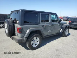 2018 Jeep Wrangler Unlimited Sport with VIN 1C4HJXDG9JW239352, listed as a Copart auction lot 60150475 with 53,697 mi miles and Salvage title. Bid and sale history available at DreamBid. Image 3.