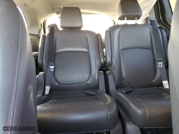 2018 Honda Odyssey EX-L with VIN 5FNRL6H76JB017259, listed as a Copart auction lot 46359145 with 177,556 mi miles and Salvage Title. Bid and sale history available at carsss.com. Image 10.