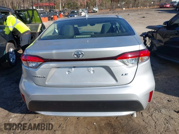 2020 Toyota Corolla LE with VIN JTDEPRAE7LJ113796, listed as a IAAI auction lot 41222712 with 1 mi miles. Bid and sale history available at carsss.com. Image 15.