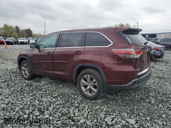 2015 Toyota Highlander LE z VIN 5TDBKRFH3FS214460, wystawiony jako Copart lot #51589305 z przebiegiem 129 918 mil mil oraz Szkoda całkowita • Salvage title. Historia ofert i sprzedaży dostępna na DreamBid. Obrazek 2.