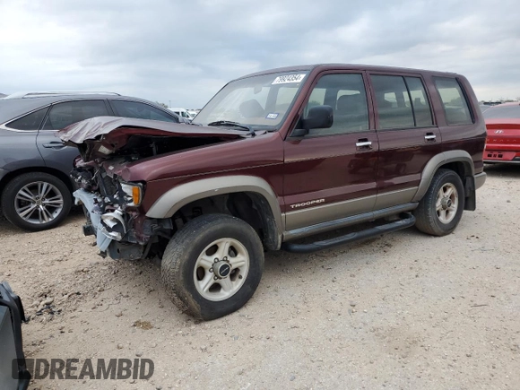 2000 Isuzu Trooper S with VIN JACDJ58X3Y7J09857, listed as a Copart auction lot 79924354 with Not provided miles and Clean title. Bid and sale history available at DreamBid. Image 1.