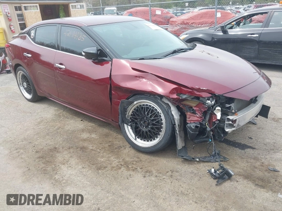 2017 Nissan Maxima SV with VIN 1N4AA6AP3HC362422, listed as a IAAI auction lot 42124485 with 103,615 mi miles and . Bid and sale history available at DreamBid. Image 1.
