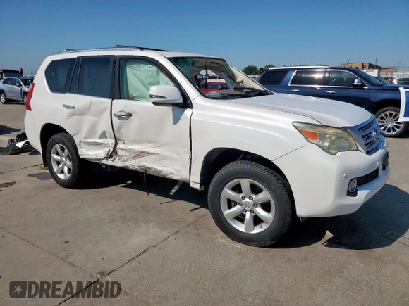 2010 Lexus GX 460 with VIN JTJBM7FXXA5004911, listed as a Copart auction lot 53033735 with 157,895 mi miles and Salvage Title. Bid and sale history available at DreamBid. Image 4.