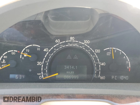 2006 Mercedes-Benz S 500 with VIN WDBNG75JX6A483736, listed as a Copart auction lot 53424695 with 86,999 mi miles and Salvage Title. Bid and sale history available at DreamBid. Image 9.