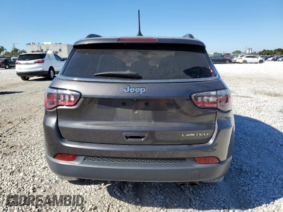 2020 Jeep Compass Limited with VIN 3C4NJCCB6LT114528, listed as a Copart auction lot 87847105 with 90,753 mi miles and Non Repairable. Bid and sale history available at carsss.com. Image 6.