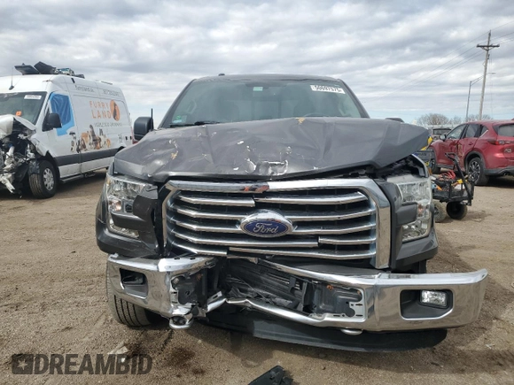 2015 Ford F-150 XLT with VIN 1FTEW1EP4FKD65763, listed as a Copart auction lot 50697575 with 122,124 mi miles and Clean Title. Bid and sale history available at DreamBid. Image 5.