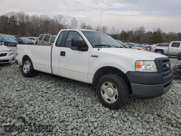 2008 Ford F-150 XL with VIN 1FTRF12258KE43920, listed as a Copart auction lot 46940245 with 152,446 mi miles and Salvage Title. Bid and sale history available at carsss.com. Image 4.