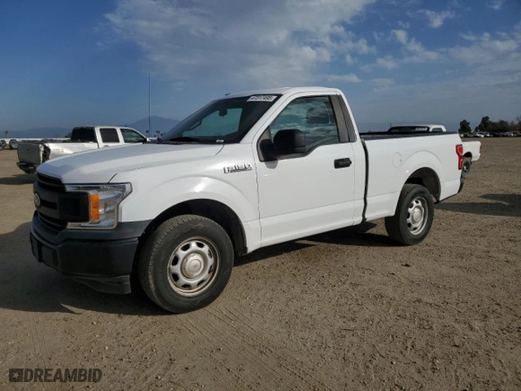 2019 Ford F-150 XL with VIN 1FTMF1CBXKKE81496, listed as a Copart auction lot 47317495 with 164,800 mi miles and Clean Title. Bid and sale history available at carsss.com. Image 1.