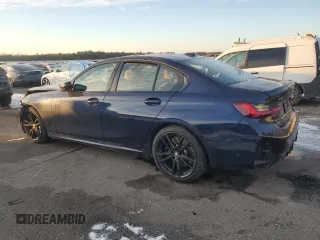2024 BMW 3 Series M340i xDrive with VIN 3MW49FF08R8E47970, listed as a Copart auction lot 89116745 with 7,898 mi miles and Salvage Title. Bid and sale history available at carsss.com. Image 2.