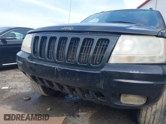 1999 Jeep Grand Cherokee Limited with VIN 1J4GW68S8XC588500, listed as a IAAI auction lot 41484787 with 161,961 mi miles. Bid and sale history available at carsss.com. Image 6.