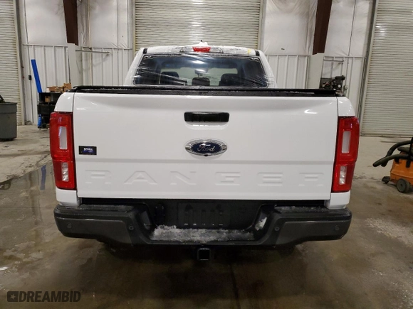 2023 Ford Ranger XL with VIN 1FTER4FH2PLE18522, listed as a Copart auction lot 43559915 with 13,529 mi miles and Salvage Title. Bid and sale history available at carsss.com. Image 6.