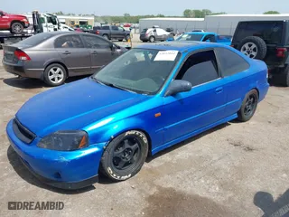 2000 Honda Civic EX with VIN 1HGEJ814XYL092751, listed as a IAAI auction lot 42032044 with 225,141 mi miles. Bid and sale history available at carsss.com. Image 2.