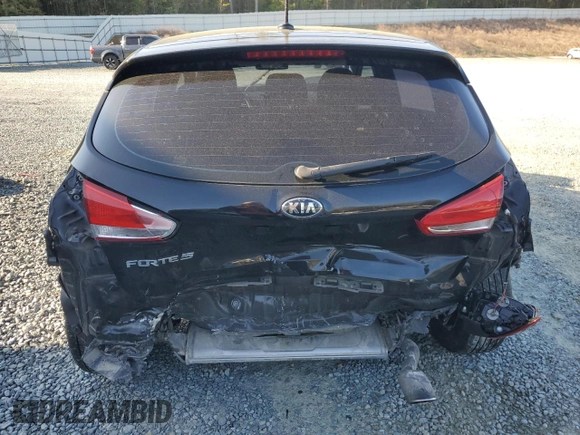 2017 Kia Forte5 LX with VIN KNAFK5A82H5705884, listed as a Copart auction lot 52519195 with 0 mi miles and Salvage Title. Bid and sale history available at carsss.com. Image 6.