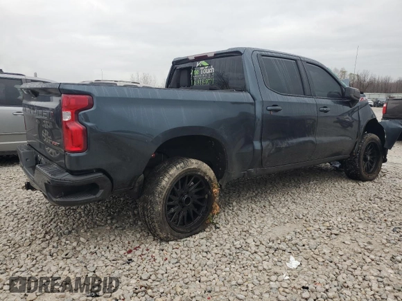 2021 Chevrolet Silverado 1500 RST with VIN 3GCUYEED4MG118640, listed as a Copart auction lot 80879984 with 0 mi miles and Salvage Title. Bid and sale history available at carsss.com. Image 3.