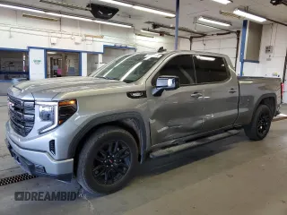 2023 GMC Sierra 1500 Elevation z VIN 1GTUUCE89PZ167095, wystawiony jako Copart lot #73148124 z przebiegiem 27 401 mil mil oraz Szkoda całkowita • Salvage title. Historia ofert i sprzedaży dostępna na DreamBid. Obrazek 1.