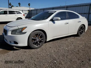 2012 Nissan Maxima S with VIN 1N4AA5AP5CC842609, listed as a Copart auction lot 47043245 with 143,970 mi miles and Salvage Title. Bid and sale history available at DreamBid. Image 1.