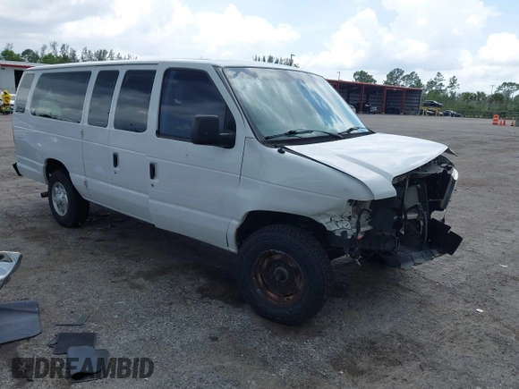 2014 Ford Econoline Passenger XL z VIN 1FBSS3BLXEDA00930, wystawiony jako IAAI lot #42445363 z przebiegiem Nie podano mil oraz . Historia ofert i sprzedaży dostępna na DreamBid. Obrazek 1.