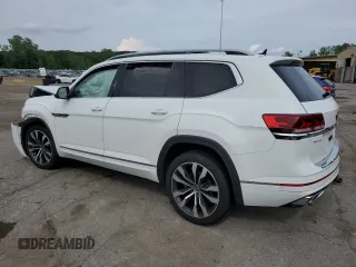 2022 Volkswagen Atlas SEL Premium R-Line with VIN 1V2FR2CA8NC502145, listed as a Copart auction lot 64388755 with Not provided miles and Salvage title. Bid and sale history available at DreamBid. Image 2.