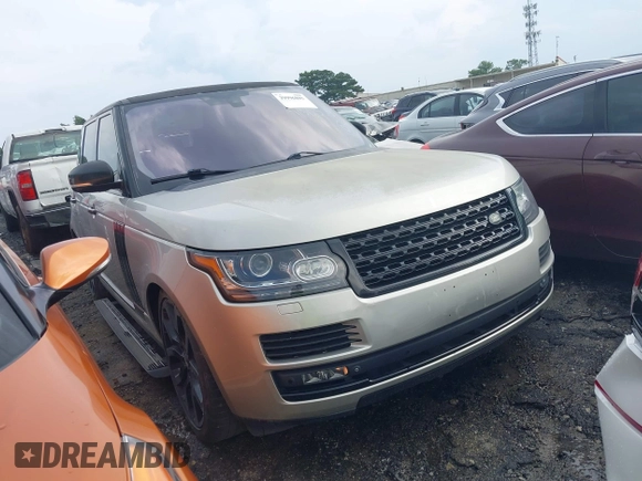 2015 Land Rover Range Rover HSE with VIN SALGS2VF7FA219096, listed as a IAAI auction lot 39996885 with 81,802 mi miles and . Bid and sale history available at DreamBid. Image 1.