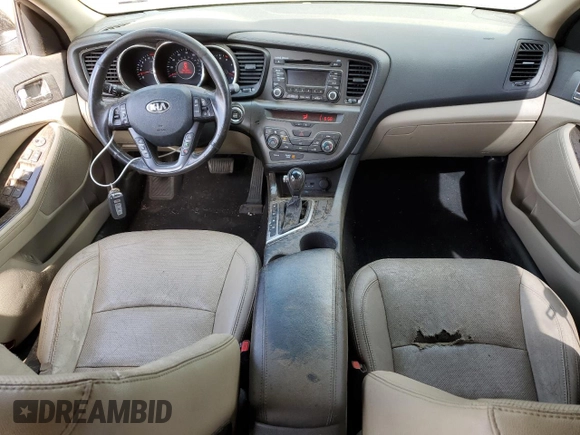 2013 Kia Optima EX with VIN 5XXGN4A7XDG106866, listed as a Copart auction lot 60629395 with 119,720 mi miles and Salvage title. Bid and sale history available at DreamBid. Image 8.