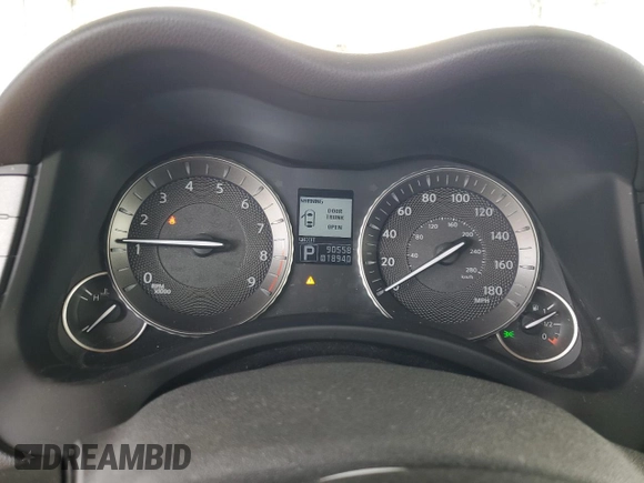 2012 Infiniti M37 with VIN JN1BY1AP4CM332526, listed as a Copart auction lot 53115355 with 90,558 mi miles and Salvage Title. Bid and sale history available at carsss.com. Image 9.
