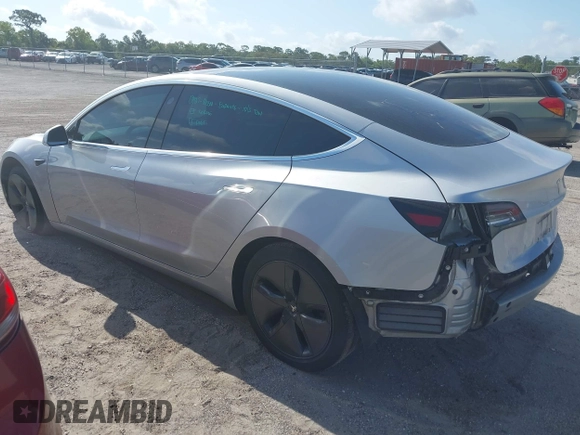 2018 Tesla Model 3 Long Range Battery with VIN 5YJ3E1EB7JF104356, listed as a IAAI auction lot 41936961 with 90,932 mi miles and . Bid and sale history available at DreamBid. Image 3.