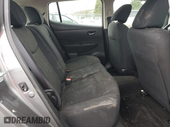 2015 Nissan LEAF S with VIN 1N4AZ0CP1FC331217, listed as a Copart auction lot 48134395 with 51,884 mi miles and Salvage Title. Bid and sale history available at DreamBid. Image 10.