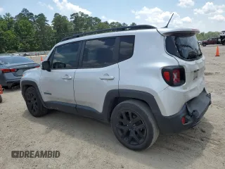 2017 Jeep Renegade Altitude with VIN ZACCJABB6HPF55278, listed as a Copart auction lot 59189225 with 156,379 mi miles and Salvage title. Bid and sale history available at DreamBid. Image 2.