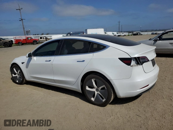 2019 Tesla Model 3 Long Range with VIN 5YJ3E1EB2KF195120, listed as a Copart auction lot 53129415 with 81,071 mi miles and Salvage Title. Bid and sale history available at DreamBid. Image 2.