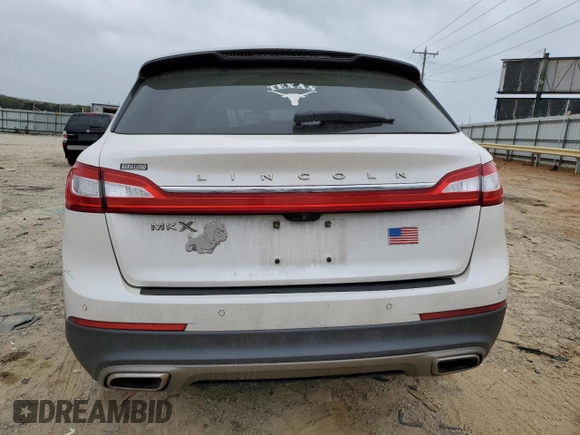 2016 Lincoln MKX Reserve with VIN 2LMTJ6LR9GBL79869, listed as a Copart auction lot 51208265 with 205,729 mi miles and Salvage Title. Bid and sale history available at DreamBid. Image 6.