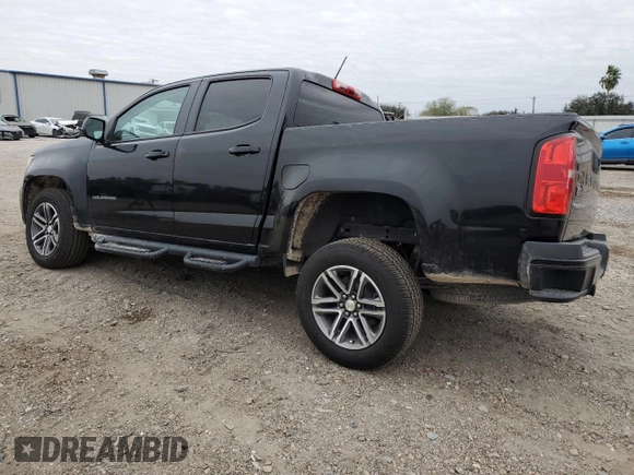 2021 Chevrolet Colorado 2WD Work Truck with VIN 1GCGSBEN3M1119864, listed as a Copart auction lot 87902535 with 56,005 mi miles and Salvage title. Bid and sale history available at DreamBid. Image 2.