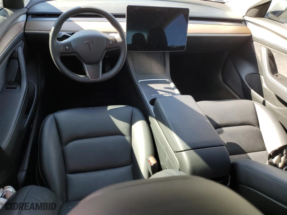 2023 Tesla Model 3 with VIN 5YJ3E1EA3PF427867, listed as a Copart auction lot 41621475 with 43,510 mi miles and Non Repairable. Bid and sale history available at carsss.com. Image 8.
