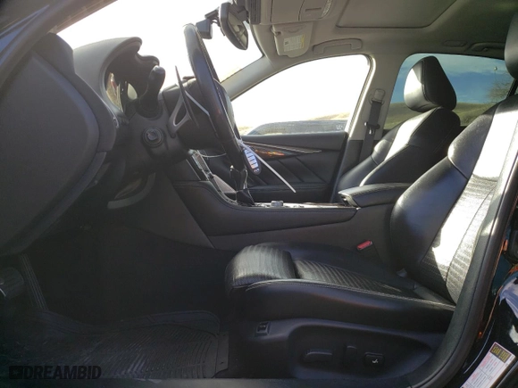 2017 Infiniti Q50 Red Sport 400 with VIN JN1FV7AP1HM850159, listed as a Copart auction lot 42448715 with 107,309 mi miles and Clean Title. Bid and sale history available at carsss.com. Image 7.