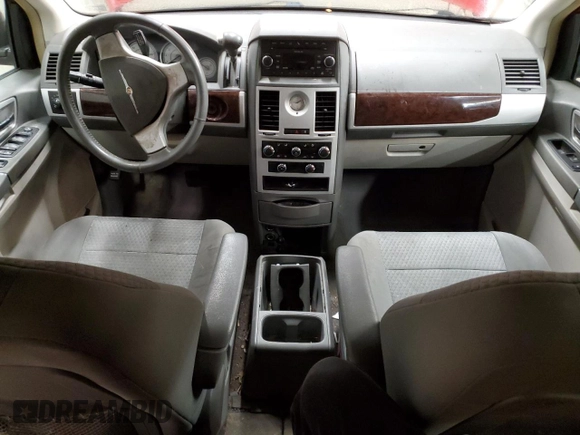 2010 Chrysler Town & Country Touring with VIN 2A4RR5D1XAR229185, listed as a Copart auction lot 47168355 with 0 mi miles and Salvage Title. Bid and sale history available at carsss.com. Image 8.