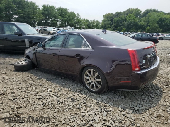 2009 Cadillac CTS AWD w/1SB with VIN 1G6DT57V490106958, listed as a Copart auction lot 64246244 with 0 mi miles and Salvage Title. Bid and sale history available at carsss.com. Image 2.