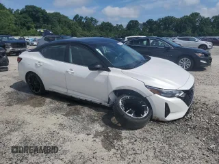 2025 Nissan Sentra SR с VIN 3N1AB8DV2SY283192, выставлен на аукционе Copart как лот 60323945 с пробегом 11 300 миль миль и Списание • Salvage title. История ставок и продаж доступна на DreamBid. Изображение 4.