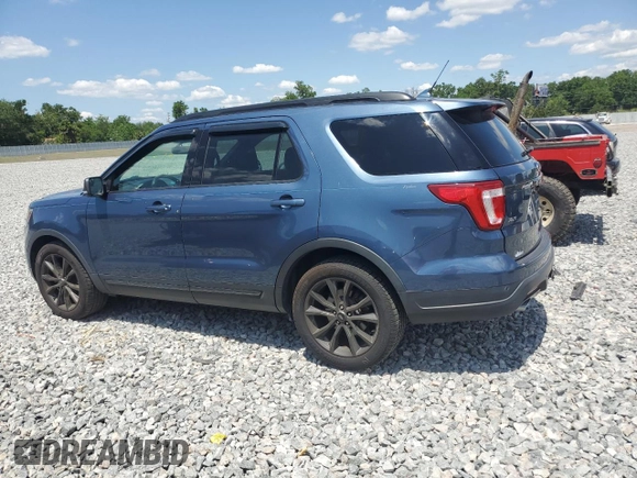 2018 Ford Explorer XLT with VIN 1FM5K7D81JGA12252, listed as a Copart auction lot 52372855 with 120,247 mi miles and Salvage Title. Bid and sale history available at DreamBid. Image 2.