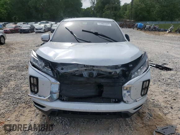 2022 Mitsubishi Outlander SE with VIN JA4APVAU5NU024156, listed as a Copart auction lot 53965825 with 55,627 mi miles and Salvage title. Bid and sale history available at DreamBid. Image 5.