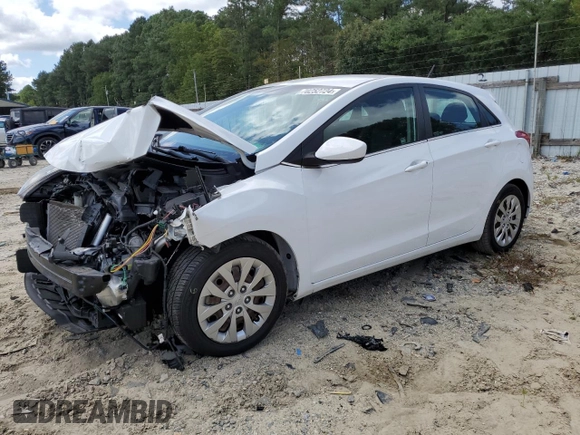 2016 Hyundai Elantra GT with VIN KMHD35LH6GU316279, listed as a Copart auction lot 70252724 with 42,791 mi miles and Salvage Title. Bid and sale history available at carsss.com. Image 1.