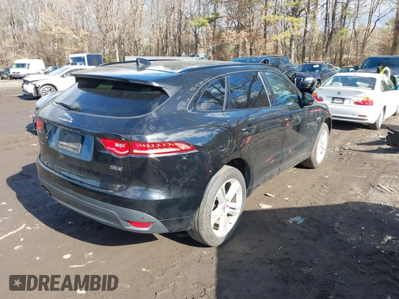 2018 Jaguar F-Pace with VIN SADCL2FN9JA250887, listed as a IAAI auction lot 41490802 with 69,335 mi miles and . Bid and sale history available at DreamBid. Image 4.