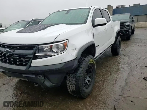2020 Chevrolet Colorado 4WD ZR2 with VIN 1GCGTEEN3L1244554, listed as a Copart auction lot 55991425 with 79,785 mi miles and Salvage title. Bid and sale history available at DreamBid. Image 13.