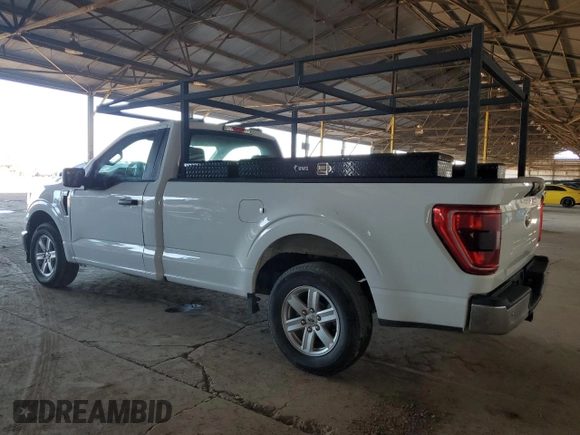 2022 Ford F-150 XL with VIN 1FTMF1C5XNKF26323, listed as a Copart auction lot 60160145 with 43,209 mi miles and Salvage title. Bid and sale history available at DreamBid. Image 2.