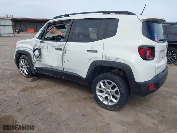 2017 Jeep Renegade Altitude with VIN ZACCJBBB2HPE57919, listed as a IAAI auction lot 41803327 with 142,912 mi miles. Bid and sale history available at carsss.com. Image 3.