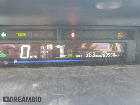 2014 Toyota Prius Two z VIN JTDZN3EU8E3310425, wystawiony jako Copart lot #58441475 z przebiegiem 209 950 mil mil oraz Nie do naprawy • Non repairable. Historia ofert i sprzedaży dostępna na DreamBid. Obrazek 9.