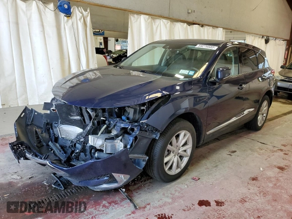 2021 Acura RDX with VIN 5J8TC2H3XML003153, listed as a Copart auction lot 59270585 with 34,628 mi miles and Salvage title. Bid and sale history available at DreamBid. Image 1.