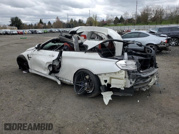 2015 BMW M4 z VIN WBS3U9C57FP967999, wystawiony jako Copart lot #47906424 z przebiegiem Nie podano mil oraz Szkoda całkowita • Salvage title. Historia ofert i sprzedaży dostępna na DreamBid. Obrazek 2.